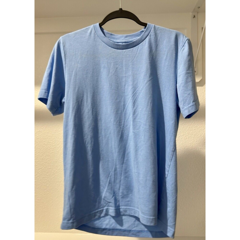 George Light Blue Crew Neck Basic T-Shirt